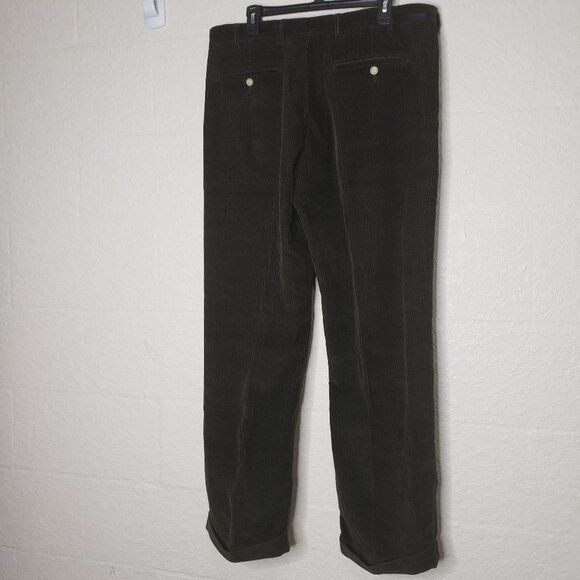 Nautica Green/Brown Rigger Corduroy Pant Size 38 X 32 - Picture 11 of 16